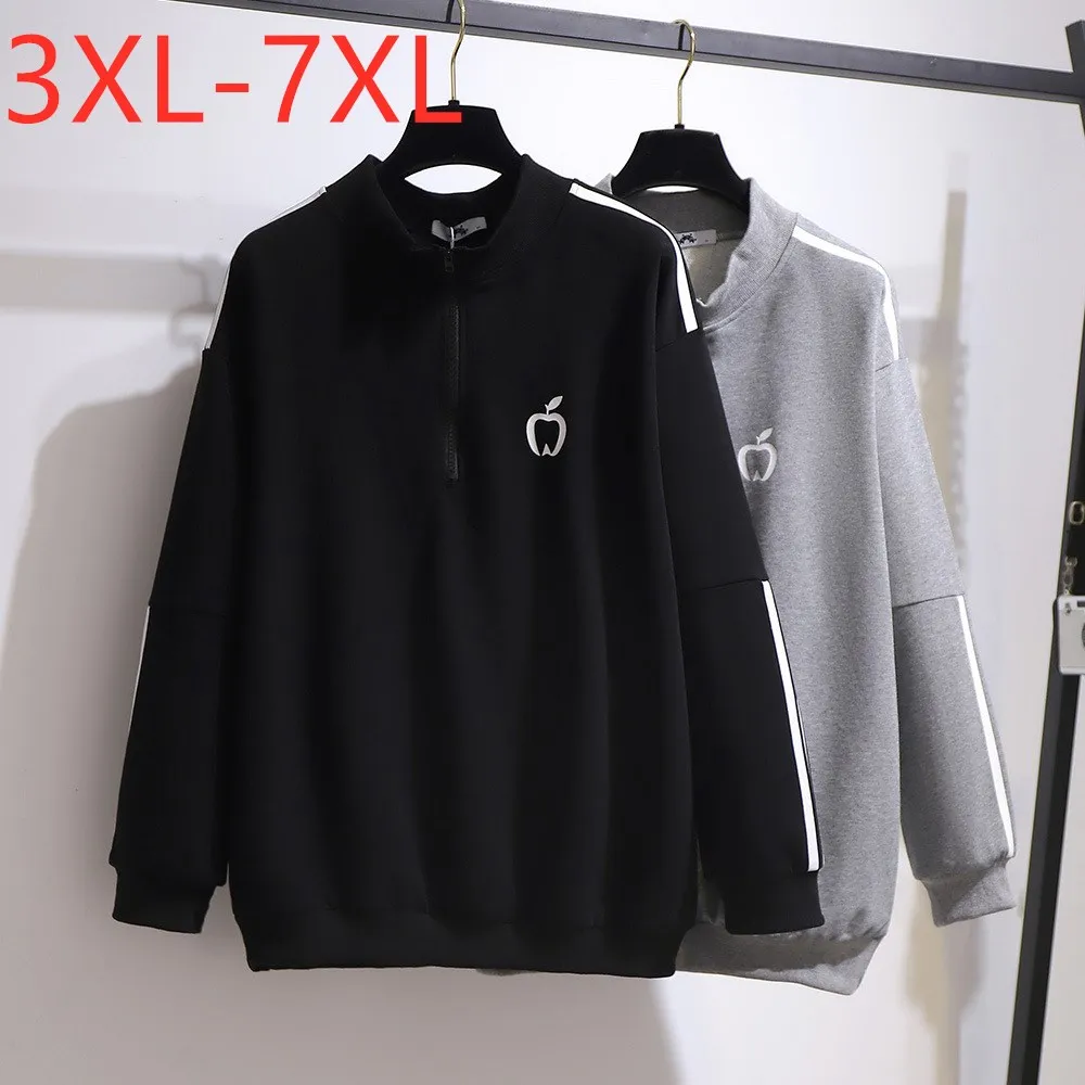 New Ladies Autumn Winter Plus Size Women Clothing Pullover Large Long Sleeve Cotton Black Sweatshirt Coat 3XL 4XL 5XL 6XL 7XL
New Ladies Autumn Winter Plus Size Women Clothing Pullover Large Long Sleeve Cotton Black Sweatshirt Coat 3XL 4XL 5XL 6XL 7XL
