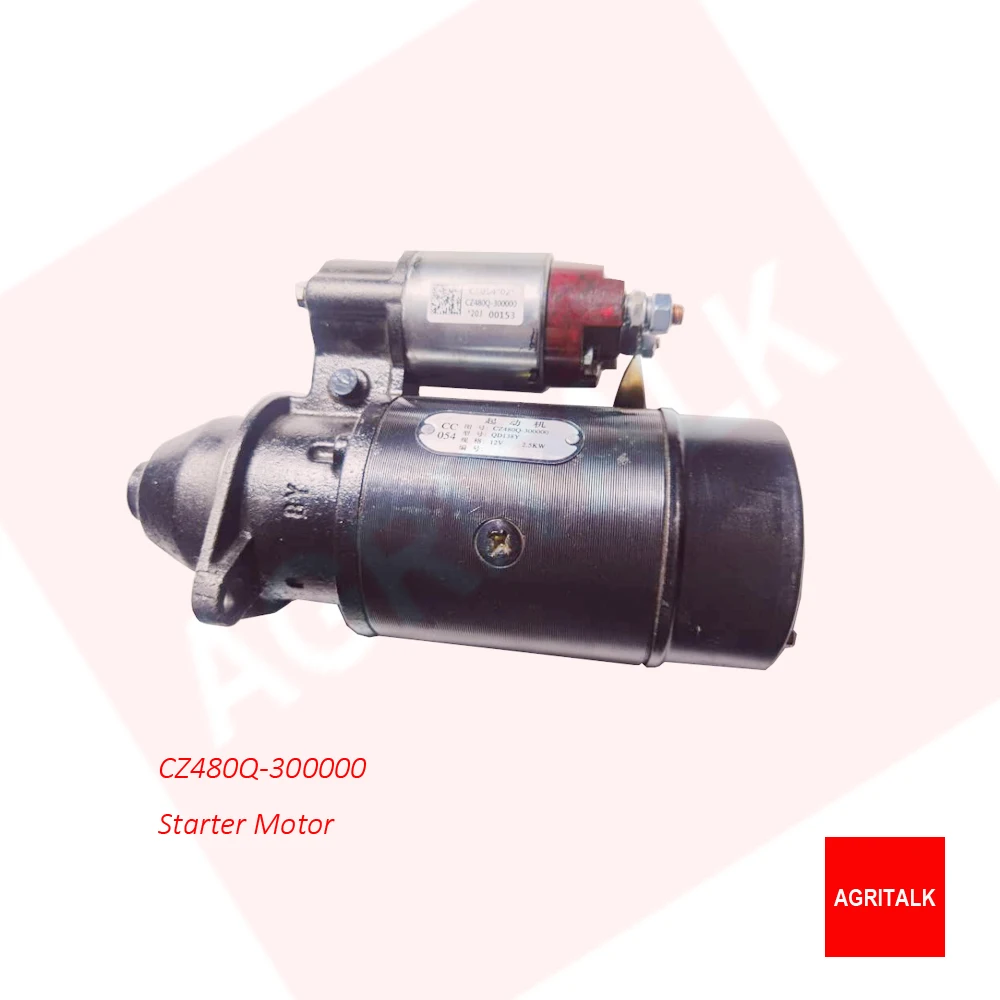 Starter motor QD138Y for Changchai ZN480 / 4LD35B engine, part number: CZ480Q-300000
Starter motor QD138Y for Changchai ZN480 / 4LD35B engine, part number: CZ480Q-300000