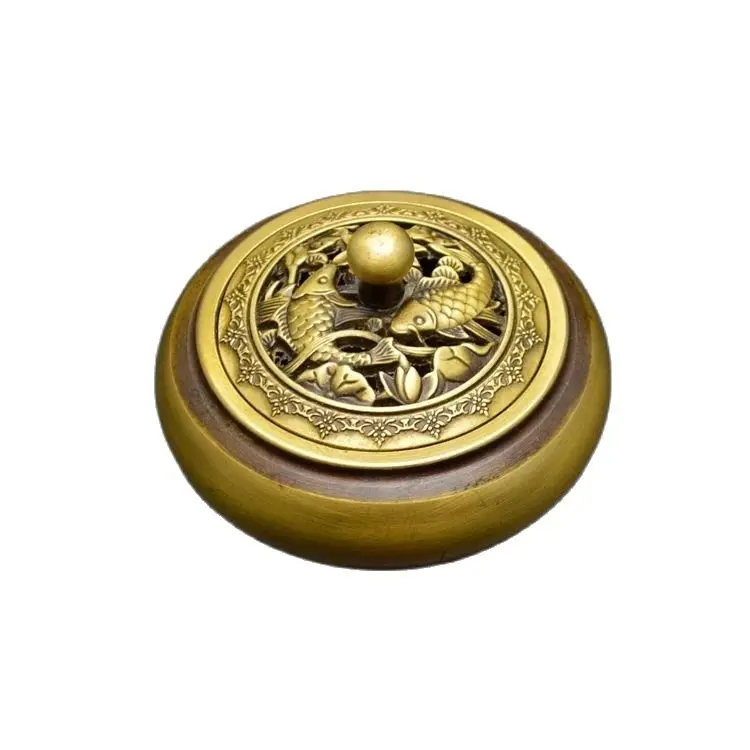 Китайский храм буддистская печать вырезанная двойная Рыба Лотос xuande печь бронзовая латунная горелка с ладаном подвеска
Китайский храм буддистская печать вырезанная двойная Рыба Лотос xuande печь бронзовая латунная горелка с ладаном подвеска