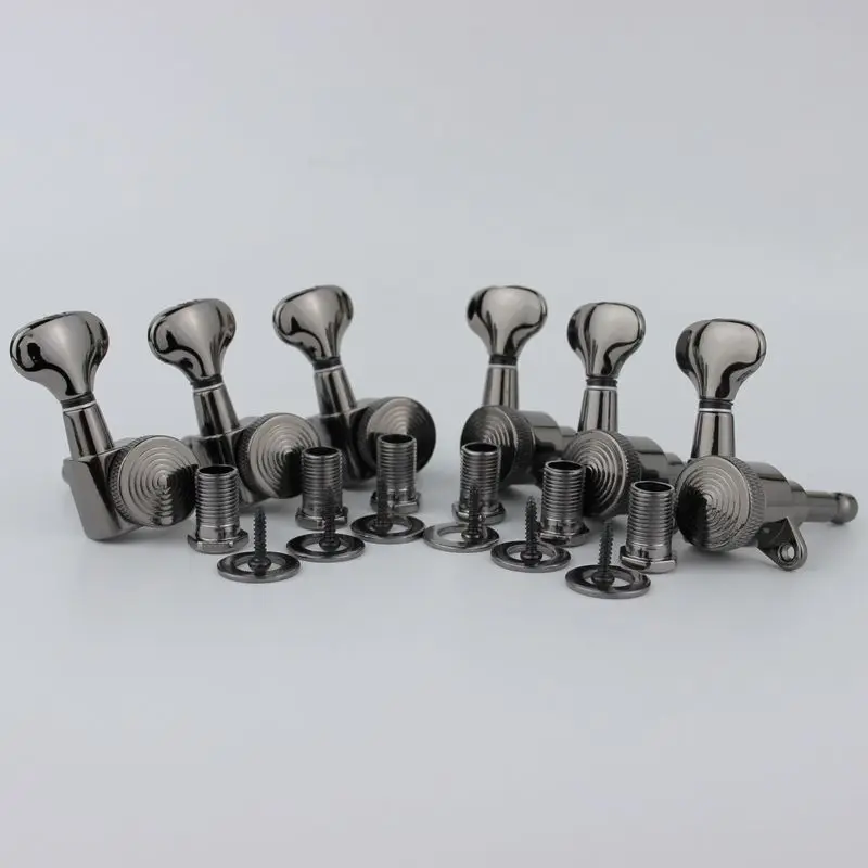 6 PCS Smoky Guitar Locking Tuners Lock String Tuning Key Pegs Machine Heads for Electric Guitars
6 PCS Smoky Guitar Locking Tuners Lock String Tuning Key Pegs Machine Heads for Electric Guitars