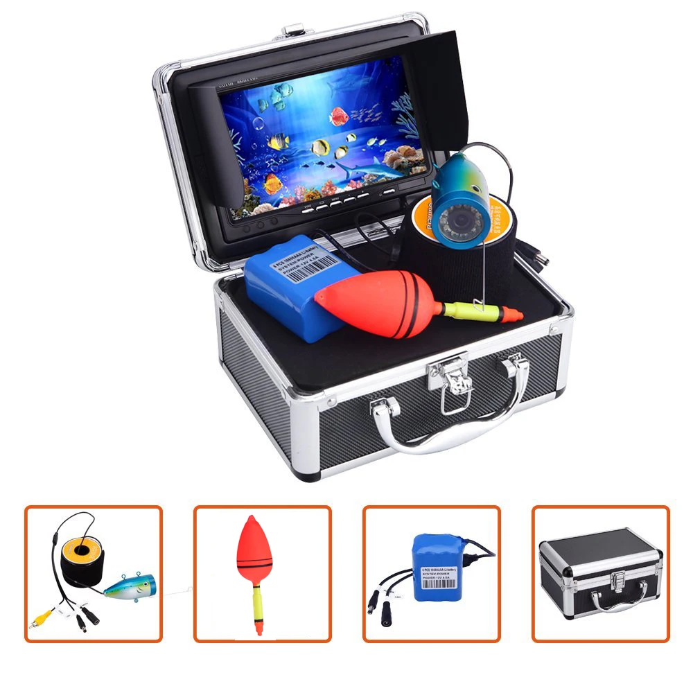 1000TVL HD Waterproof 15M Cable Fish Finder Ice/Sea/River Fishing Camera With 7" HD Monitor
1000TVL HD Waterproof 15M Cable Fish Finder Ice/Sea/River Fishing Camera With 7" HD Monitor