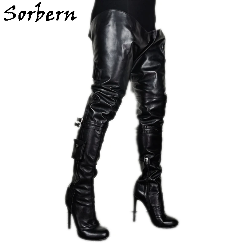 Sorbern Custom Tight Wide Fit Boots Women High Heel Drag Queen Dance Boots Long Female Shoes Full Zipper Inside Sissy Boy Heels
Sorbern Custom Tight Wide Fit Boots Women High Heel Drag Queen Dance Boots Long Female Shoes Full Zipper Inside Sissy Boy Heels