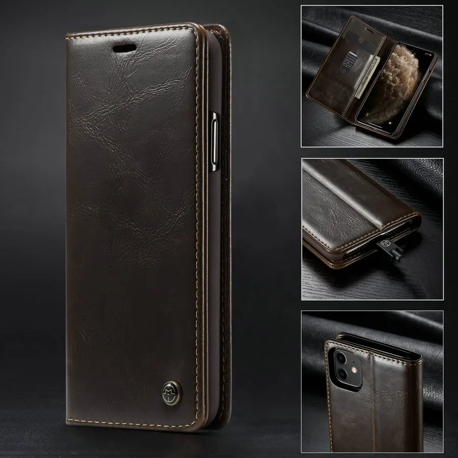 CaseMe Luxury Leather Case For iPhone 11 Case Magnetic Card Wallet Cover For iPhone 11 Pro/For iPhone 11 Pro Max Flip Phone Case
CaseMe Luxury Leather Case For iPhone 11 Case Magnetic Card Wallet Cover For iPhone 11 Pro/For iPhone 11 Pro Max Flip Phone Case