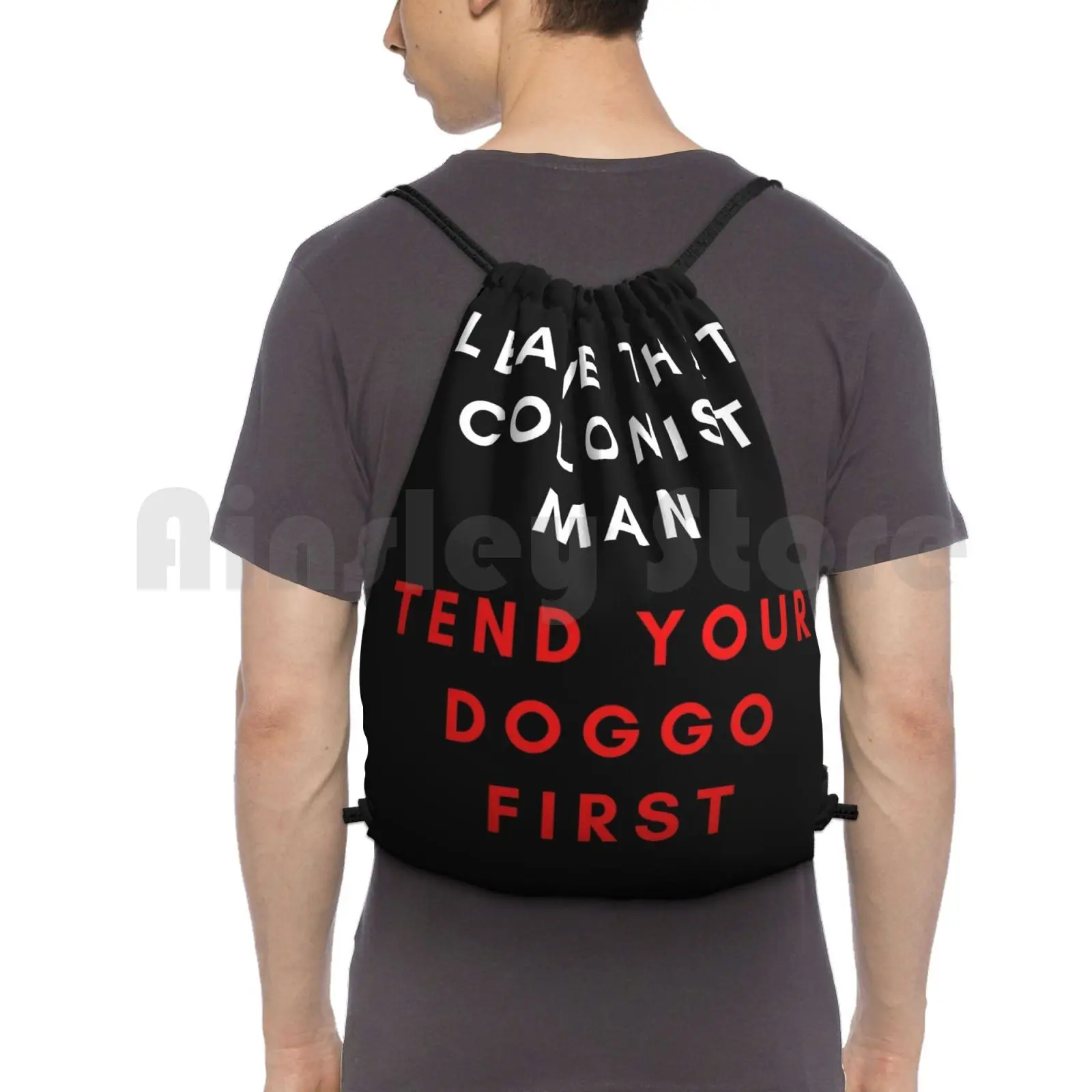 Rimworld Tend Your Doggo рюкзак сумка с Кулиской Сумка для тренажерного зала, водонепроницаемая, Rimworld Ate без настольной игры Rim World
Rimworld Tend Your Doggo рюкзак сумка с Кулиской Сумка для тренажерного зала, водонепроницаемая, Rimworld Ate без настольной игры Rim World