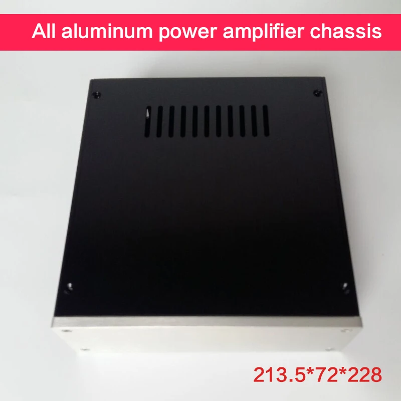 DIY полностью алюминиевый корпус усилителя мощности 2207 Amp Корпус ЦАП аудио корпус Блок питания усилитель корпус 213,5*72*228 мм
DIY полностью алюминиевый корпус усилителя мощности 2207 Amp Корпус ЦАП аудио корпус Блок питания усилитель корпус 213,5*72*228 мм
