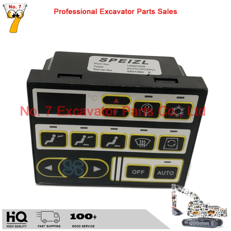 Панель управления кондиционером AC A/C для Volvo EC140, 210, 240, 290, 360, 460B, 480B, 14530573
Панель управления кондиционером AC A/C для Volvo EC140, 210, 240, 290, 360, 460B, 480B, 14530573