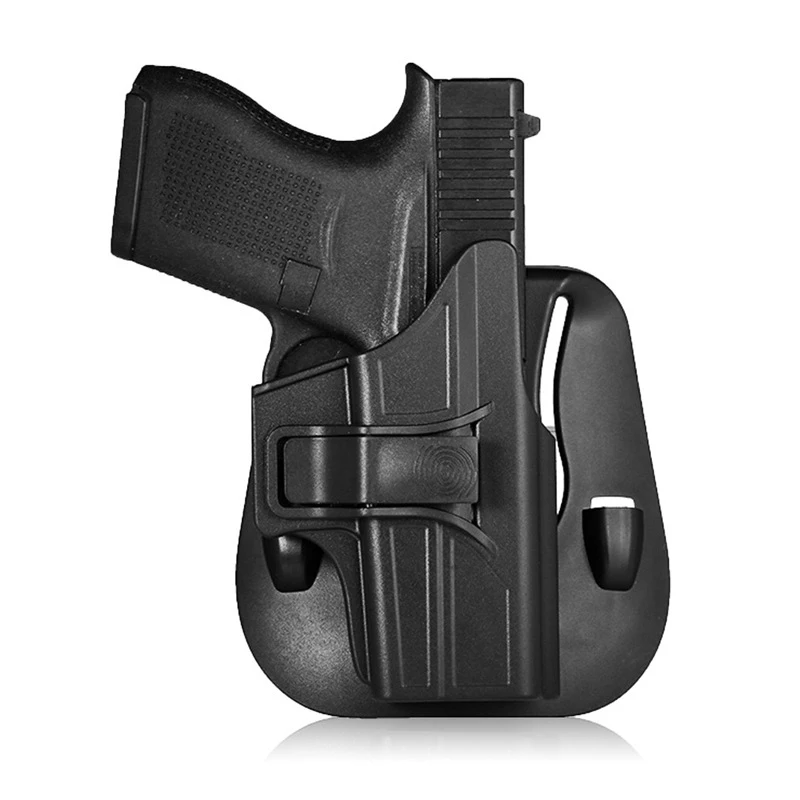 Polymer OWB Holster Compatible with Glock 43 Tactical Index Finger Release Paddle Belt Holster Fit G43 Holder Case
Polymer OWB Holster Compatible with Glock 43 Tactical Index Finger Release Paddle Belt Holster Fit G43 Holder Case