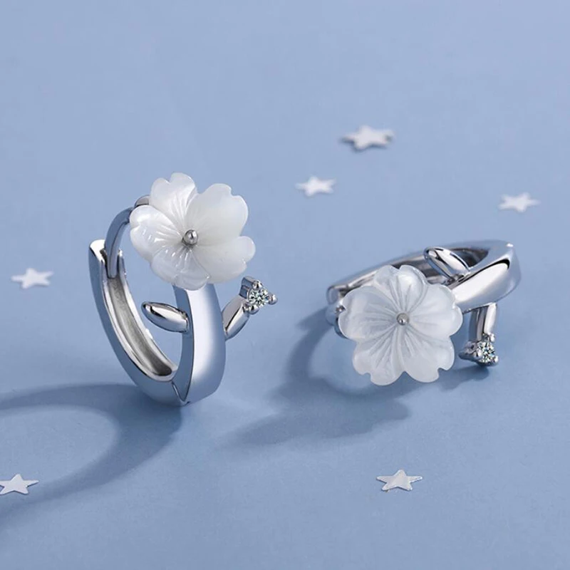 KOFSAC Elegant Shell Flower Earrings For Women Romantic Fashion 925 Sterling Silver Earring Jewelry Girl Engagement Wedding Gift
KOFSAC Elegant Shell Flower Earrings For Women Romantic Fashion 925 Sterling Silver Earring Jewelry Girl Engagement Wedding Gift