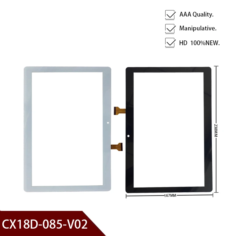 New suitable for 10.1 inch original tablet touch screen CX18D-085-V02 digital maintenance and replacement of sensor
New suitable for 10.1 inch original tablet touch screen CX18D-085-V02 digital maintenance and replacement of sensor