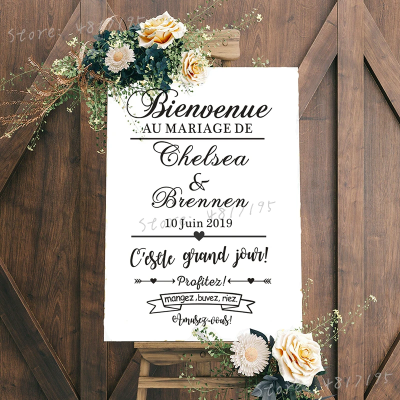 Wedding Decal Enjoy And Have Fun French Style Vinyl Sticker Custom Names Wedding Welcome Mirror Murals Dance Party Décor AZ937
Wedding Decal Enjoy And Have Fun French Style Vinyl Sticker Custom Names Wedding Welcome Mirror Murals Dance Party Décor AZ937