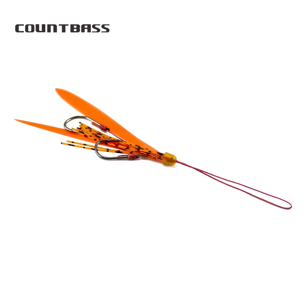 COUNTBASS 10pcs Kabura Jigging Madai Assist Hooks Slider Tai Rubbers Silicone Skirts for Bottom Snapper Fishing Lures
COUNTBASS 10pcs Kabura Jigging Madai Assist Hooks Slider Tai Rubbers Silicone Skirts for Bottom Snapper Fishing Lures