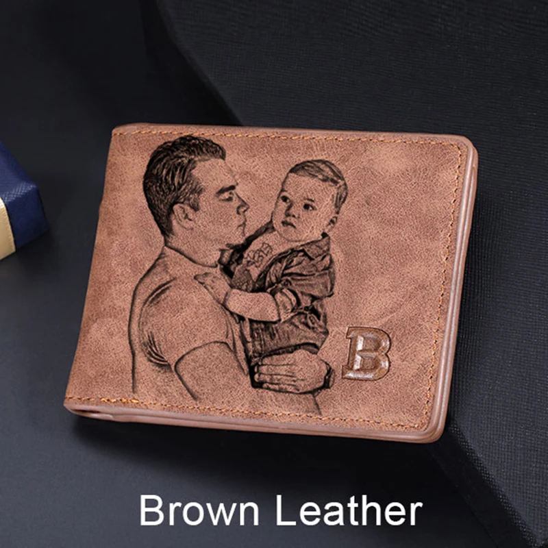 Custom Personality Short Double-Fold PU Leather Men Wallet Fashion Brown Engraving Text Custom Wallet For Men Fathers Day Gifts
Custom Personality Short Double-Fold PU Leather Men Wallet Fashion Brown Engraving Text Custom Wallet For Men Fathers Day Gifts