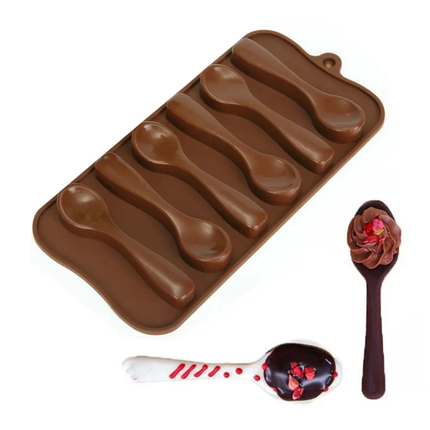 1PCS Silicone Spoon Baking Mold Chocolate Biscuit Candy Jelly DIY Mold Baking Tool Non-stick DIY Fondant Cake Decorating Tools
1PCS Silicone Spoon Baking Mold Chocolate Biscuit Candy Jelly DIY Mold Baking Tool Non-stick DIY Fondant Cake Decorating Tools