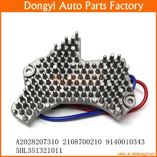 Blower Motor Resistor OE NO. A2028207310 2108700210 9140010343 5HL351321011 5HL351321-011
Blower Motor Resistor OE NO. A2028207310 2108700210 9140010343 5HL351321011 5HL351321-011