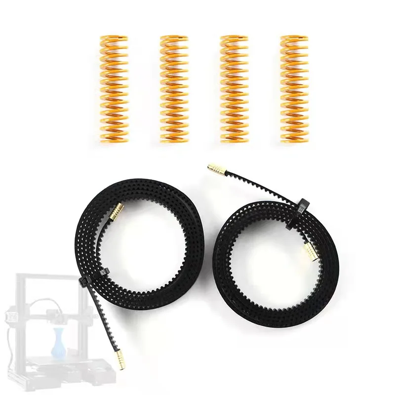 CREALITY 3D Printer GT2-6mm Timing Belt X -Axis Y-Axis For Ender-3/Ender-3 pro PrinterTiming Belt Add 4PCS Hotbed Spring
CREALITY 3D Printer GT2-6mm Timing Belt X -Axis Y-Axis For Ender-3/Ender-3 pro PrinterTiming Belt Add 4PCS Hotbed Spring