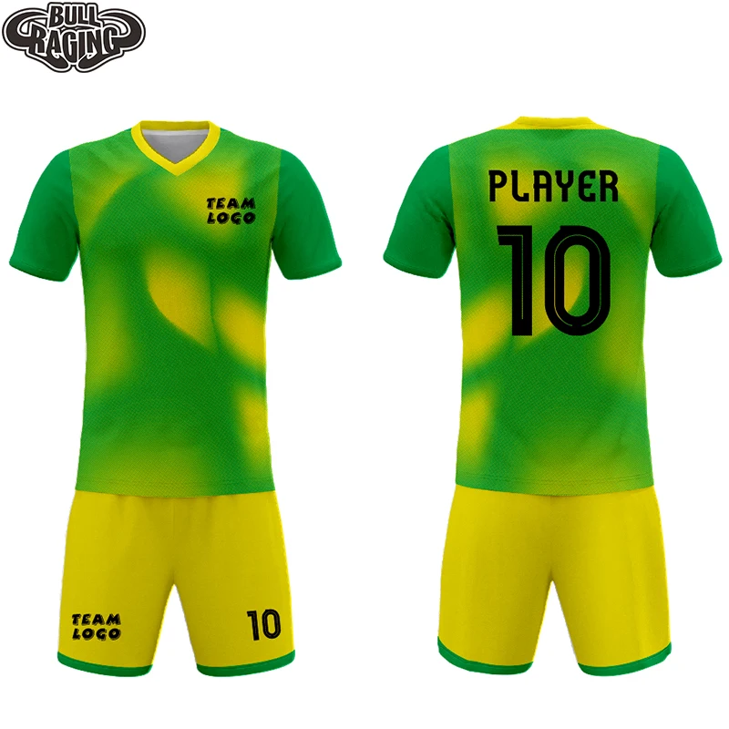 2021 green yellow new color mix design custom sublimation prinitng latest football jersey designs
2021 green yellow new color mix design custom sublimation prinitng latest football jersey designs