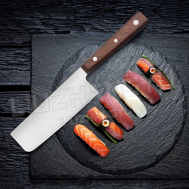 LIUZHANGYU 6 Inch High Carbon Stainless Steel Japanese Chef Knife Cleaver Nakiri Chopping Knife Meat Vegetable Fruit Slicing Kni
LIUZHANGYU 6 Inch High Carbon Stainless Steel Japanese Chef Knife Cleaver Nakiri Chopping Knife Meat Vegetable Fruit Slicing Kni