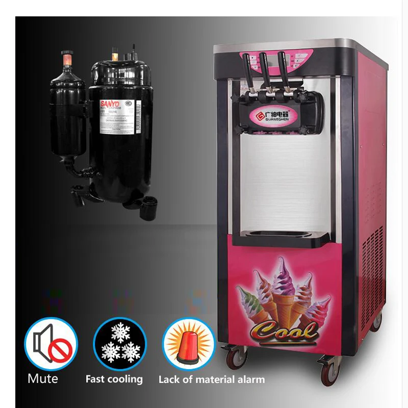 JAGDE commercial yogurt ice cream machine CE certification soft ice cream machine 3 flavors smart ice cream machine
JAGDE commercial yogurt ice cream machine CE certification soft ice cream machine 3 flavors smart ice cream machine