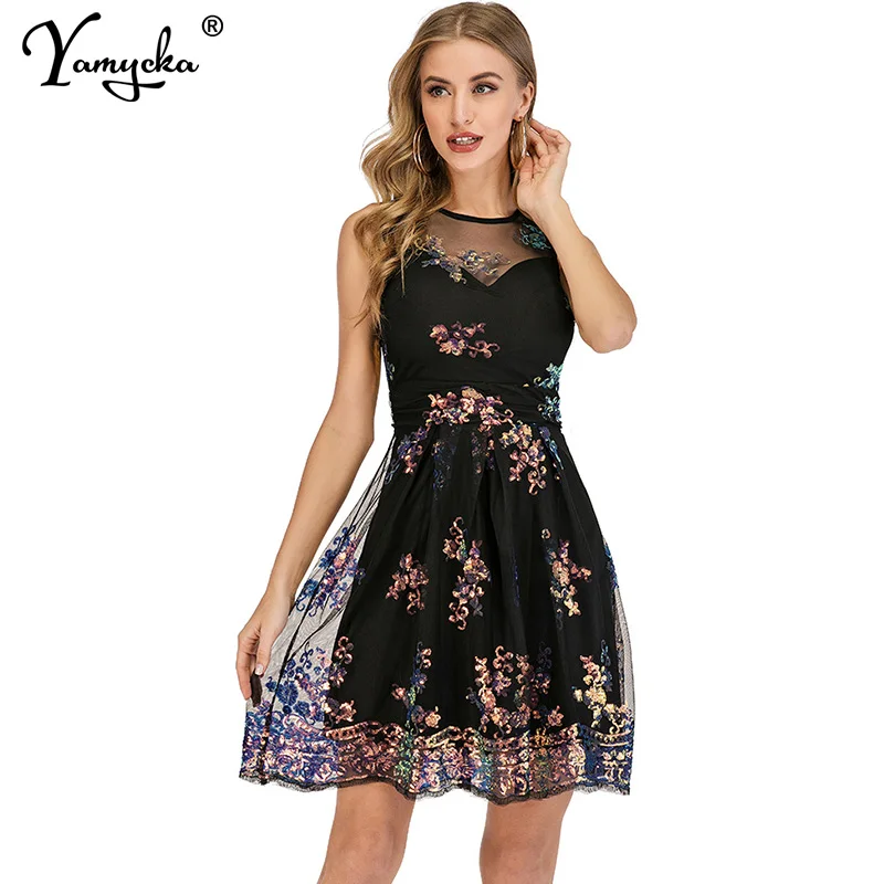 Sexy vintage Black Sequin summer dress women Backless Club bodycon mesh birthday party dress elegant evening dresses vestidos HL
Sexy vintage Black Sequin summer dress women Backless Club bodycon mesh birthday party dress elegant evening dresses vestidos HL