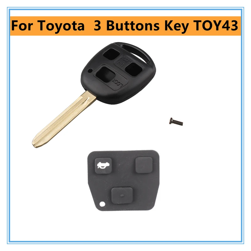 3 Buttons Car Remote Key Case Fob Cover Button Key Ignition System Case Car Key Shell For Toyota Avensis Corolla Yaris Rav4
3 Buttons Car Remote Key Case Fob Cover Button Key Ignition System Case Car Key Shell For Toyota Avensis Corolla Yaris Rav4