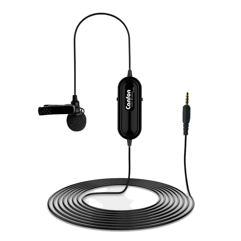 Canfon Omnidirectional Condenser Lavalier Microphone for DSLR Camera, Smartphone, Pad, PC, Laptop, Computer Recording 6M
Canfon Omnidirectional Condenser Lavalier Microphone for DSLR Camera, Smartphone, Pad, PC, Laptop, Computer Recording 6M