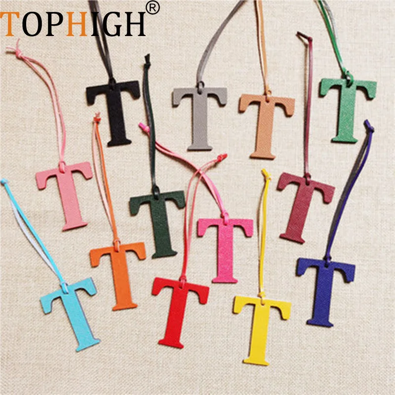 TOPHIGH Original Newly Genuine Leather Initial Ins Gift Capital English Letter T Keychain Backpack Women Bag Charm
TOPHIGH Original Newly Genuine Leather Initial Ins Gift Capital English Letter T Keychain Backpack Women Bag Charm