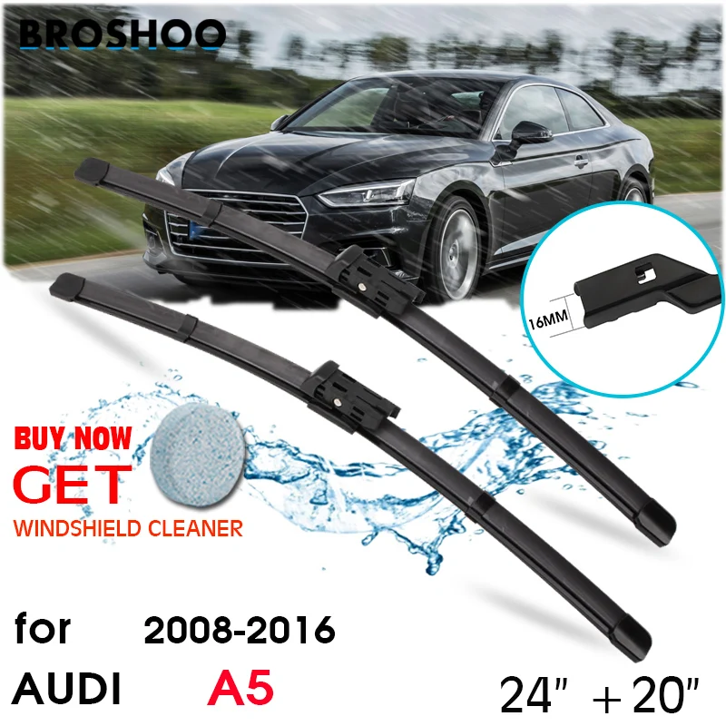 Car Wiper Blade Front Window Windscreen Windshield Wipers Blades Push Button Auto Accessories For Audi A5 24"+20" 2008-2016
Car Wiper Blade Front Window Windscreen Windshield Wipers Blades Push Button Auto Accessories For Audi A5 24"+20" 2008-2016