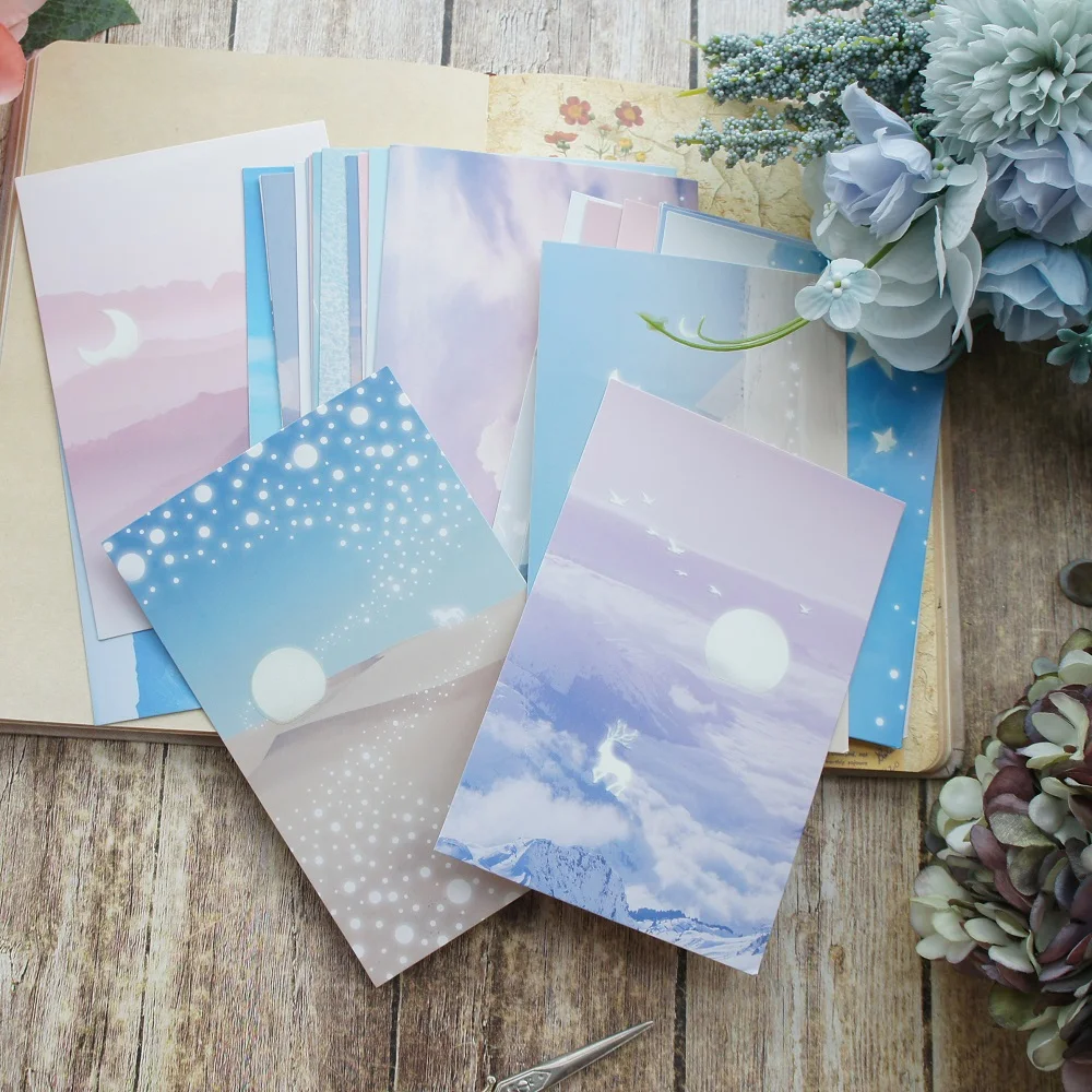 10pcs Luminous Card Flying Bird Blue Sky Design As Post Card Gift Greeting Cards Gift Card Party Invitation
10pcs Luminous Card Flying Bird Blue Sky Design As Post Card Gift Greeting Cards Gift Card Party Invitation