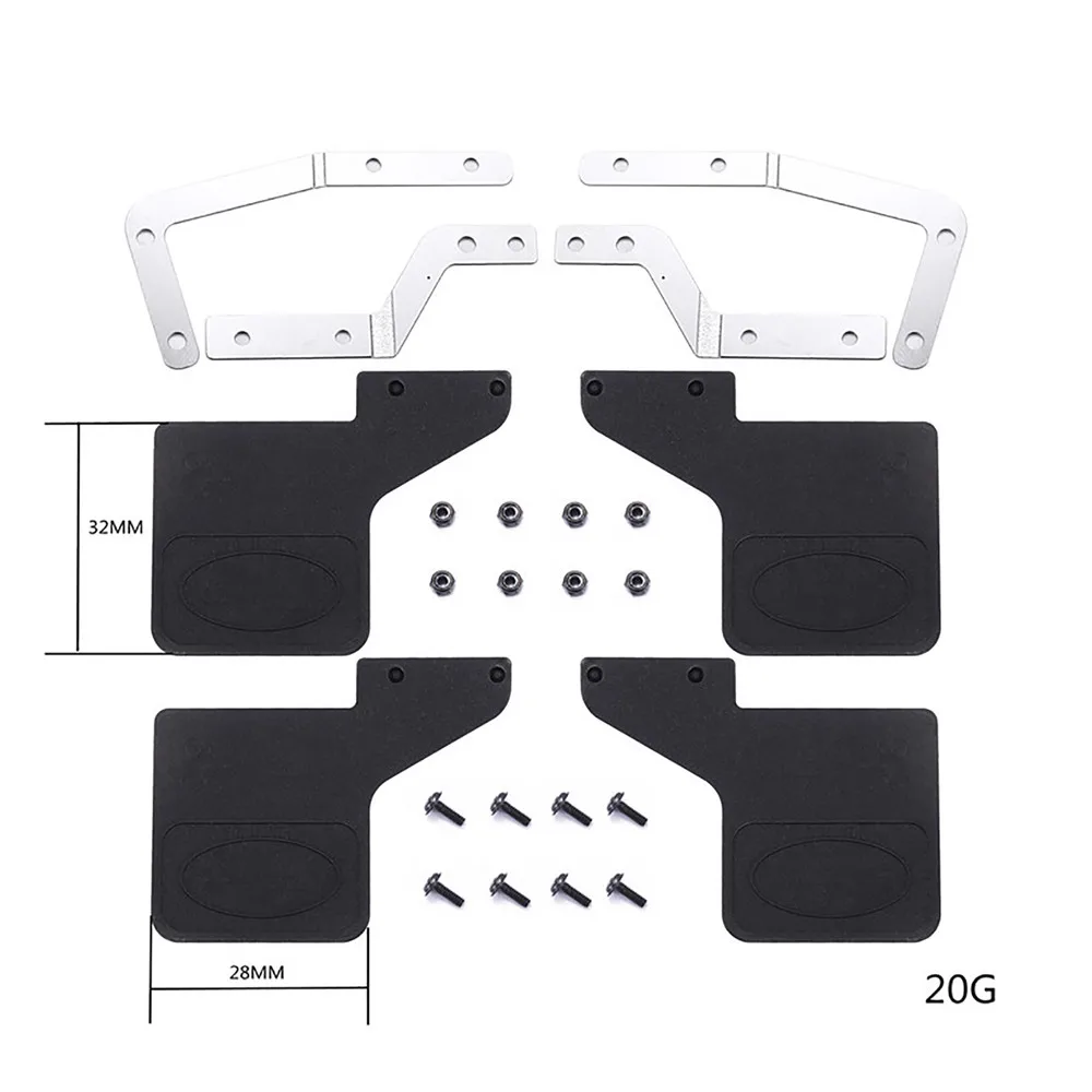 Mud Flaps Rubber Fender Mudguard w/Metal Bracket Set DIY for MN Defender D90 RC Car Accessories
Mud Flaps Rubber Fender Mudguard w/Metal Bracket Set DIY for MN Defender D90 RC Car Accessories