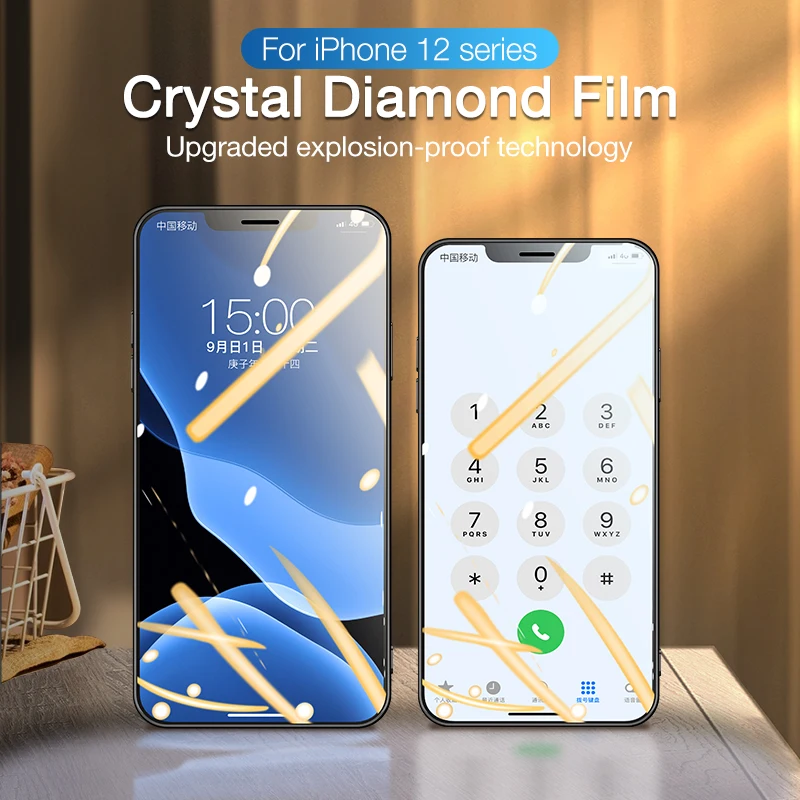 Cafele Screen Protector For iPhone 13 12 Pro Max Explosion proof Tempered Glass For iPhone 12 mini 5.4 6.1 6.7 Protective smooth
Cafele Screen Protector For iPhone 13 12 Pro Max Explosion proof Tempered Glass For iPhone 12 mini 5.4 6.1 6.7 Protective smooth