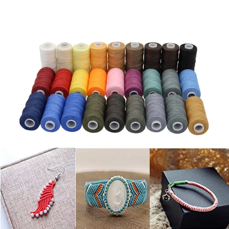 50 M 1 mm Waxed Cord Waxed Thread Cord String Strap Necklace Rope Bead DIY Jewelry Making for Bracelet
50 M 1 mm Waxed Cord Waxed Thread Cord String Strap Necklace Rope Bead DIY Jewelry Making for Bracelet