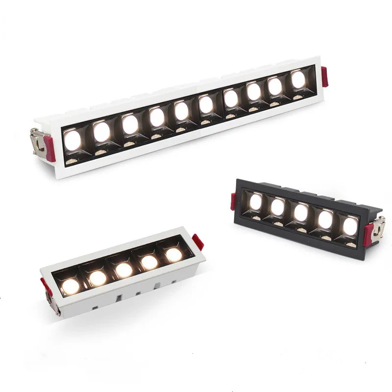 10W 20W 30W Dimmable LED Downlight Spot Light Line Light Bar Creative Linear Long Strip Living Room Corridor Recessed
10W 20W 30W Dimmable LED Downlight Spot Light Line Light Bar Creative Linear Long Strip Living Room Corridor Recessed