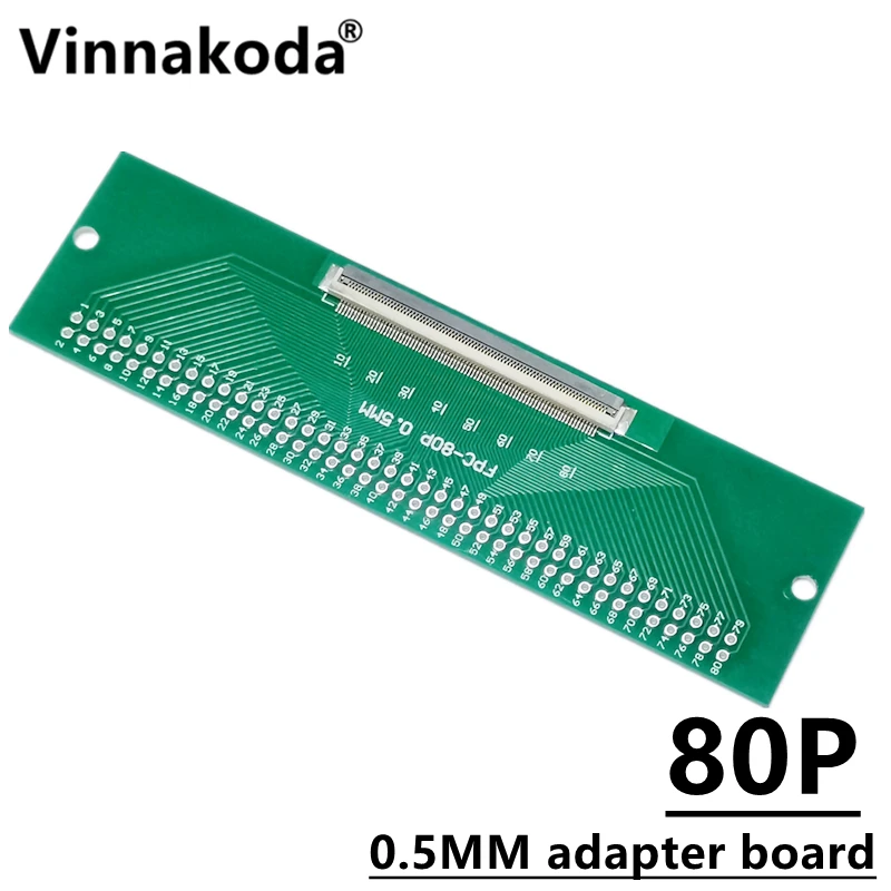 1PCS FFC/FPC adapter board 0.5MM-80P to 2.54MM welded 0.5MM-80P flip-top connector
1PCS FFC/FPC adapter board 0.5MM-80P to 2.54MM welded 0.5MM-80P flip-top connector