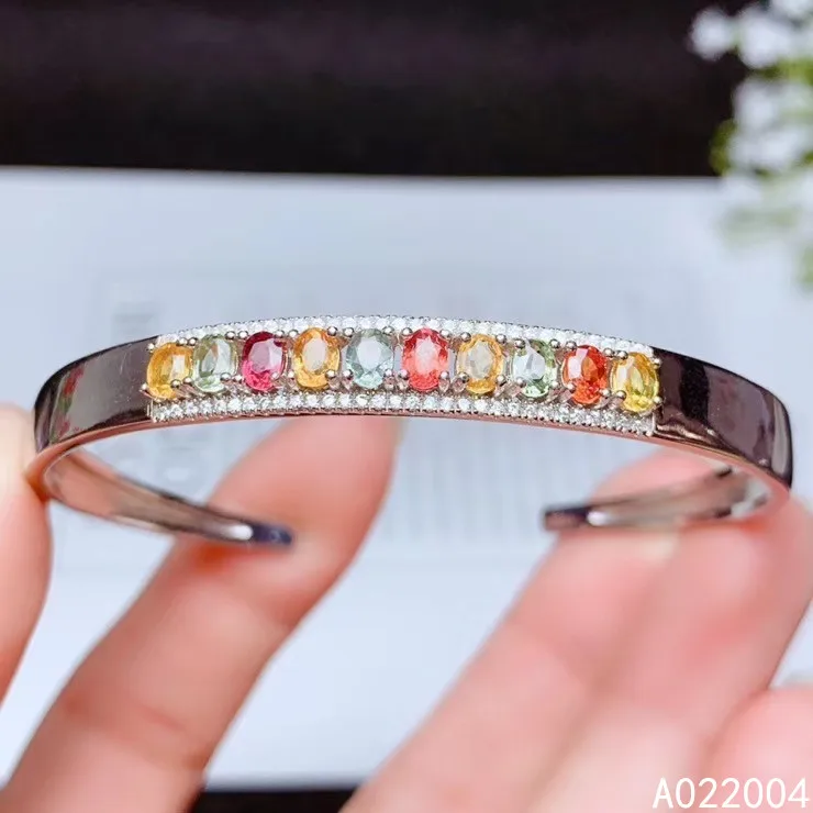 KJJEAXCMY fine jewelry 925 sterling silver inlaid Natural colored sapphire female bracelet luxury support detection
KJJEAXCMY fine jewelry 925 sterling silver inlaid Natural colored sapphire female bracelet luxury support detection