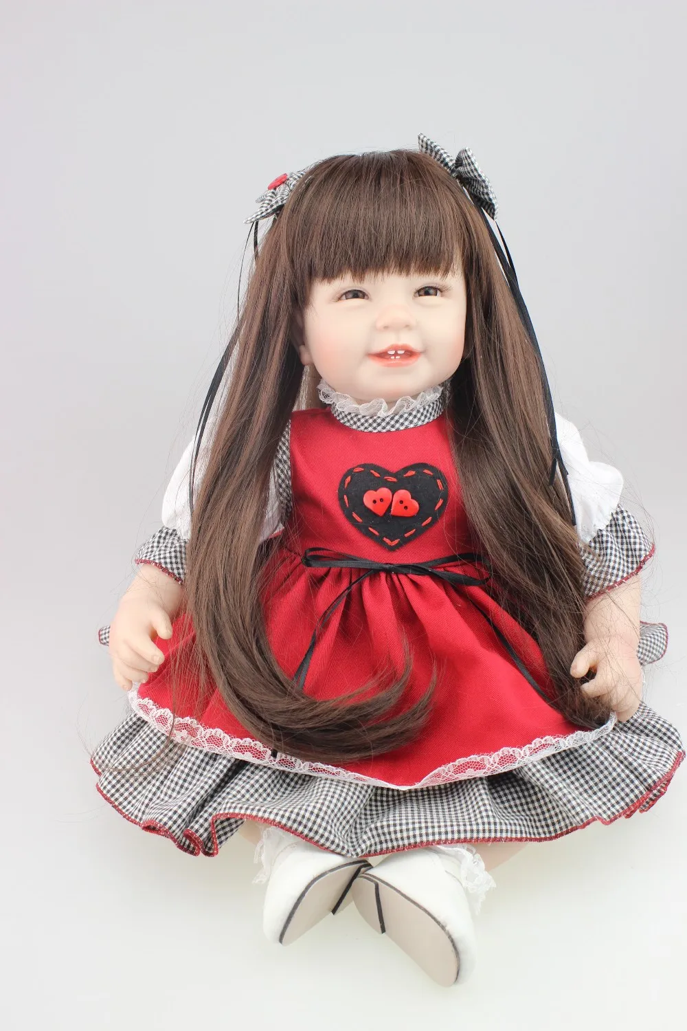 Bebe new 55cm Silicone Reborn Boneca Realista Fashion Baby Dolls For Princess Children Birthday Gift Bebes Reborn Dolls
Bebe new 55cm Silicone Reborn Boneca Realista Fashion Baby Dolls For Princess Children Birthday Gift Bebes Reborn Dolls