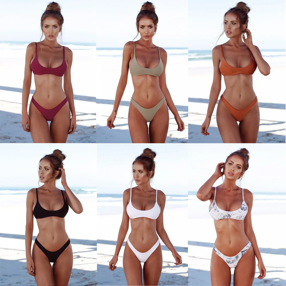 Bikini 2010 Mujer Women Swimwear Sexy Swimsuit Women Solid Biquini Push Up Brazilian Bandeau Bikini Set Padded Bra Bathing Suit
Bikini 2010 Mujer Women Swimwear Sexy Swimsuit Women Solid Biquini Push Up Brazilian Bandeau Bikini Set Padded Bra Bathing Suit