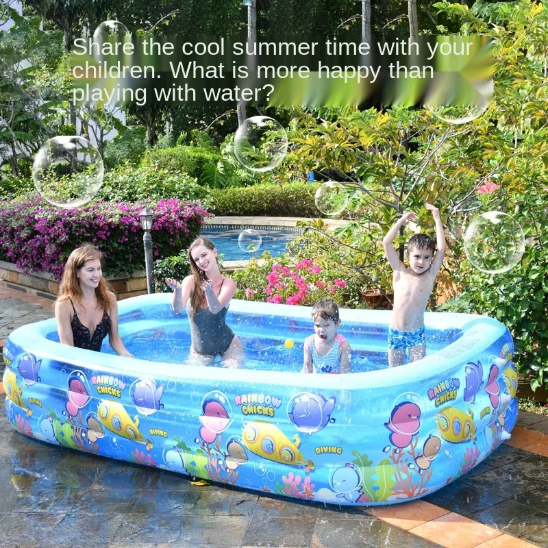 Outdoor Pvc Inflatable Swimming Pool Baby Adult Home Indoor Paddling Pool Thickened Foldable Multifunctional Swimming Pool LB889
Outdoor Pvc Inflatable Swimming Pool Baby Adult Home Indoor Paddling Pool Thickened Foldable Multifunctional Swimming Pool LB889