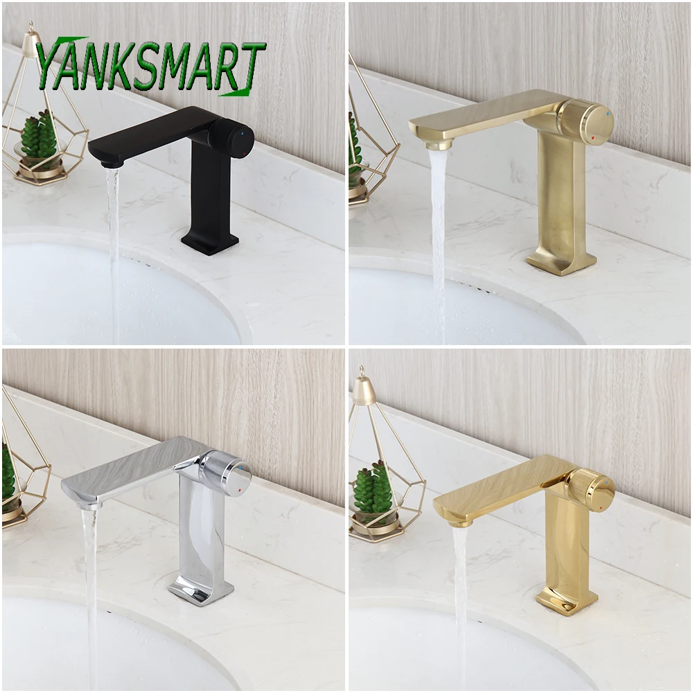 YANKSMART Modern Bathroom Faucet Basin Sink Deck Mounted Single Handle Bathtub Faucet Washbasin Hot And Cold Mixer Water Tap
YANKSMART Modern Bathroom Faucet Basin Sink Deck Mounted Single Handle Bathtub Faucet Washbasin Hot And Cold Mixer Water Tap
