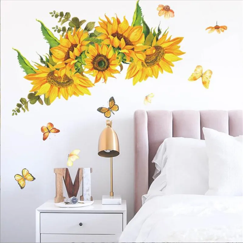 Removable Sunflower Wall Sticker Kitchen Waterproof Decals Wall stickers For Kids Room Living Room Bedroom Home Decoration
Removable Sunflower Wall Sticker Kitchen Waterproof Decals Wall stickers For Kids Room Living Room Bedroom Home Decoration
