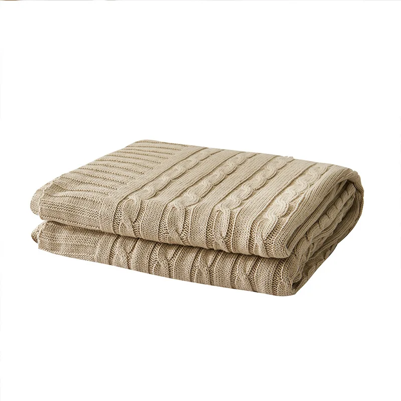 Solid Throw Blanket 100%Cotton Knitted Blankets Adults Summer Sofa Chair Cover Red Soft Portable 4 Season Home Textile 120*180cm
Solid Throw Blanket 100%Cotton Knitted Blankets Adults Summer Sofa Chair Cover Red Soft Portable 4 Season Home Textile 120*180cm