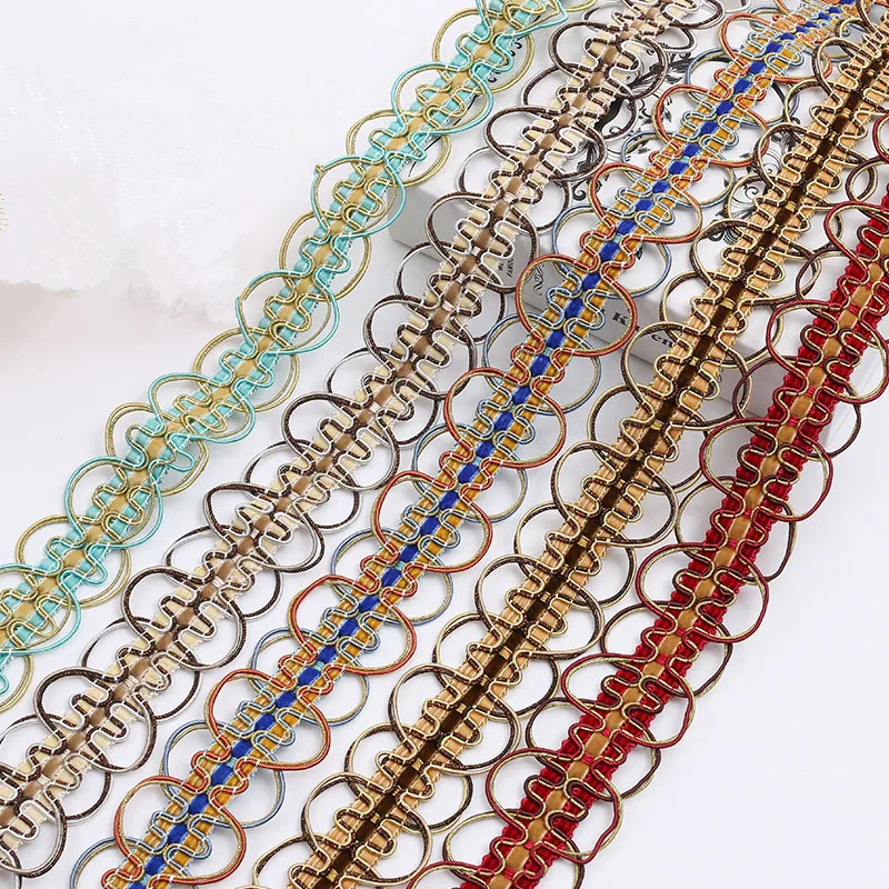 12M/Lot 5cm Wide Curtain Lace Trim Lamp Sofa Cushion Edge Decor Braided Lace Ribbon Belts Curtain Accessories Tassel Fringe DIY
12M/Lot 5cm Wide Curtain Lace Trim Lamp Sofa Cushion Edge Decor Braided Lace Ribbon Belts Curtain Accessories Tassel Fringe DIY