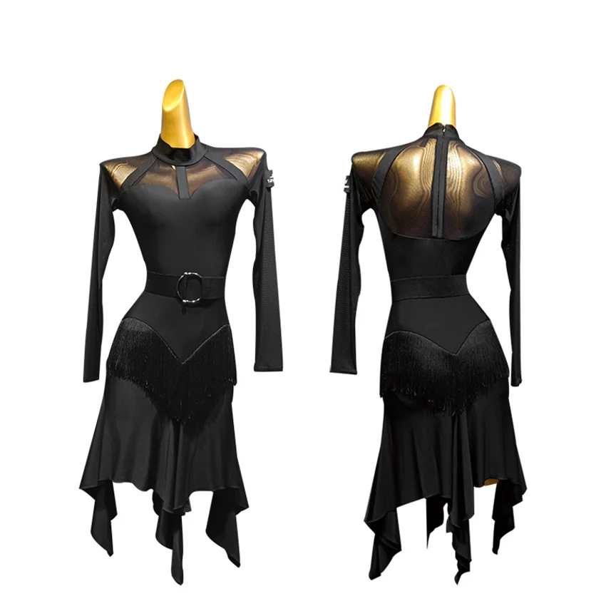 Latin Dance Dresses Ballroom Practice Wear Standard Waltz Jazz Tango Performance Costumes Women Summer Sexy Party Short Shirt
Latin Dance Dresses Ballroom Practice Wear Standard Waltz Jazz Tango Performance Costumes Women Summer Sexy Party Short Shirt