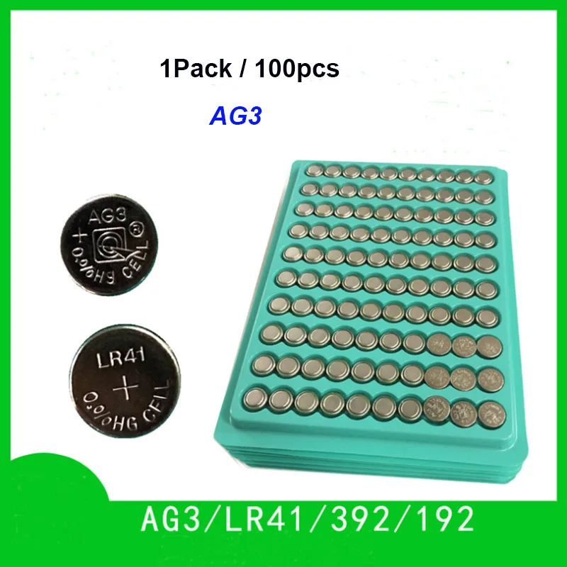 100 шт./упак. 1,55 V AG3 LR41 SR41 аккумулятора кнопочного типа 192 L736 384 SR41SW ячейки щелочной Батарея для калькуляторов часы T
100 шт./упак. 1,55 V AG3 LR41 SR41 аккумулятора кнопочного типа 192 L736 384 SR41SW ячейки щелочной Батарея для калькуляторов часы T