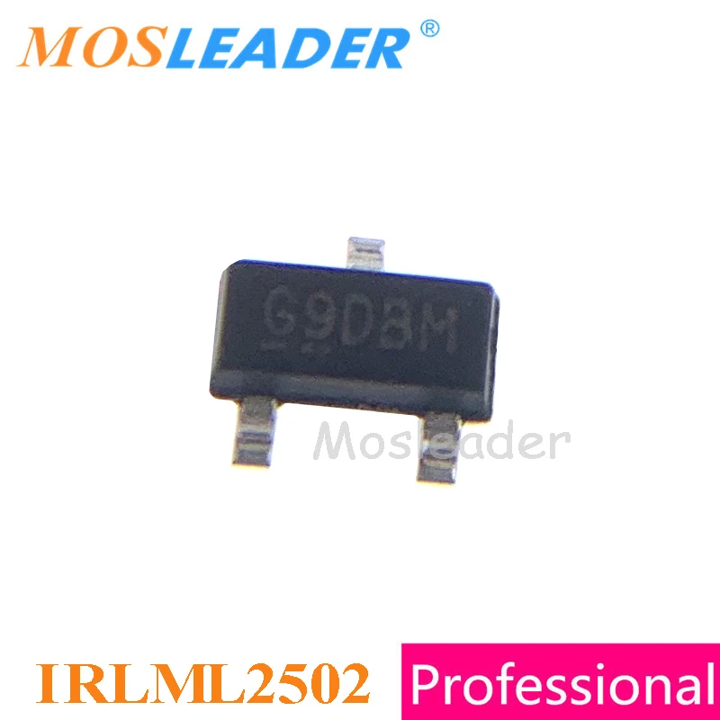 Mosleader IRLML2502 SOT23 1000 шт. IRLML2502TRPBF IRLML2502TR IRLML2502PBF N-Channel 20V, Китай, высокое качество
Mosleader IRLML2502 SOT23 1000 шт. IRLML2502TRPBF IRLML2502TR IRLML2502PBF N-Channel 20V, Китай, высокое качество