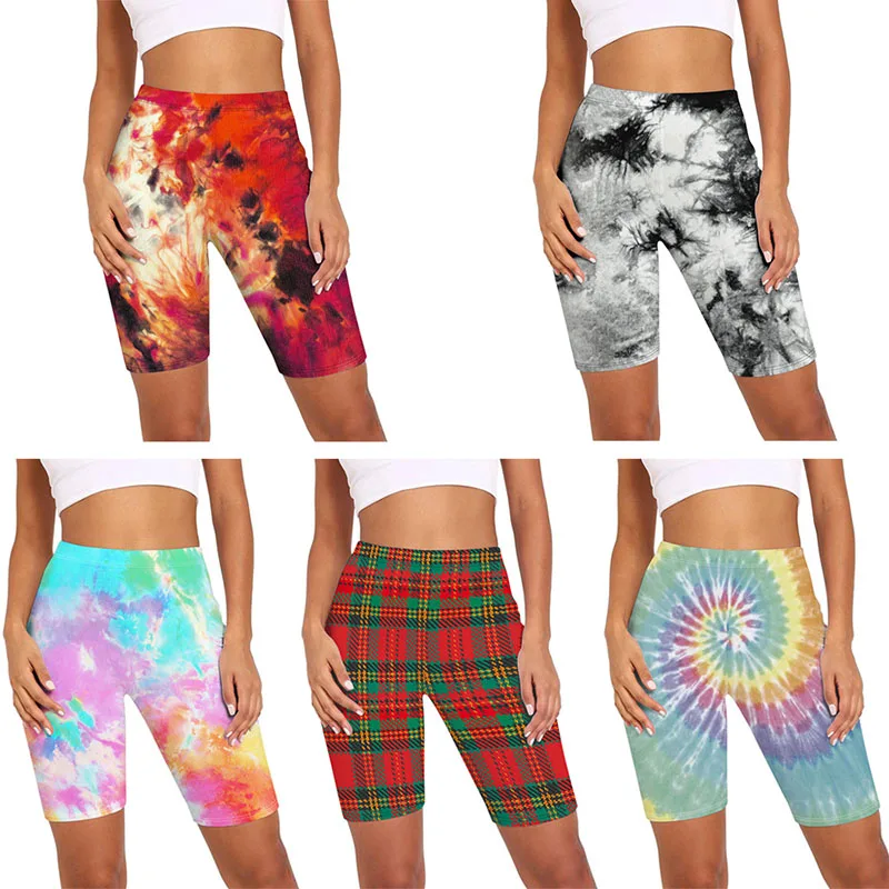 New Women Tie Dye Cycling Yoga Shorts Mid Thigh Stretch Short Leggings Summer Work Fitness Sports High Waist Colorful Hotpants
New Women Tie Dye Cycling Yoga Shorts Mid Thigh Stretch Short Leggings Summer Work Fitness Sports High Waist Colorful Hotpants
