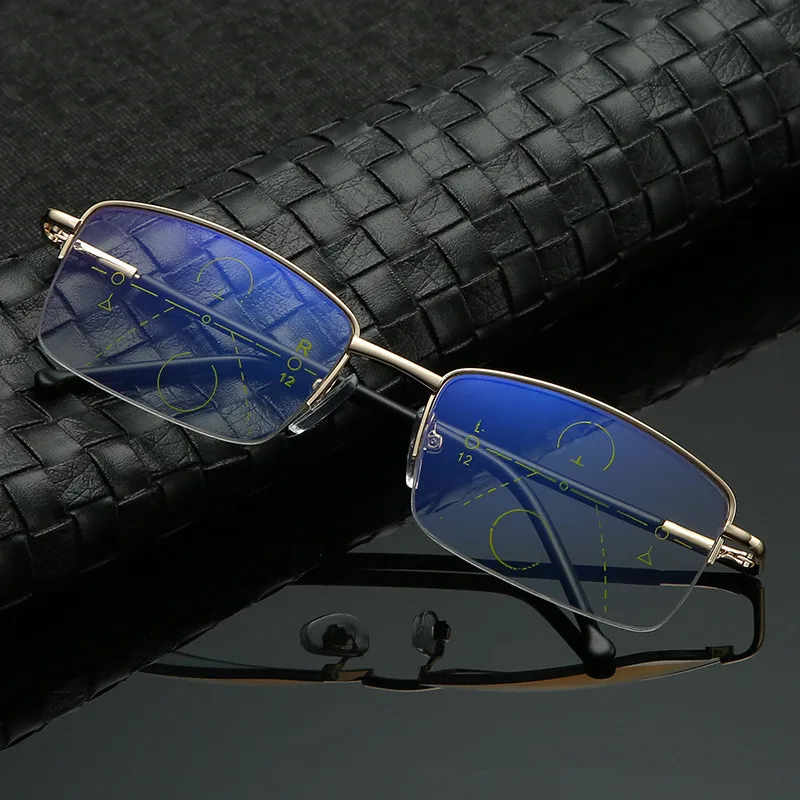 2020 new men's and women's multifocal bifocal magnifying reading glasses with blue light protection, anti-fatigue square glasses
2020 new men's and women's multifocal bifocal magnifying reading glasses with blue light protection, anti-fatigue square glasses
