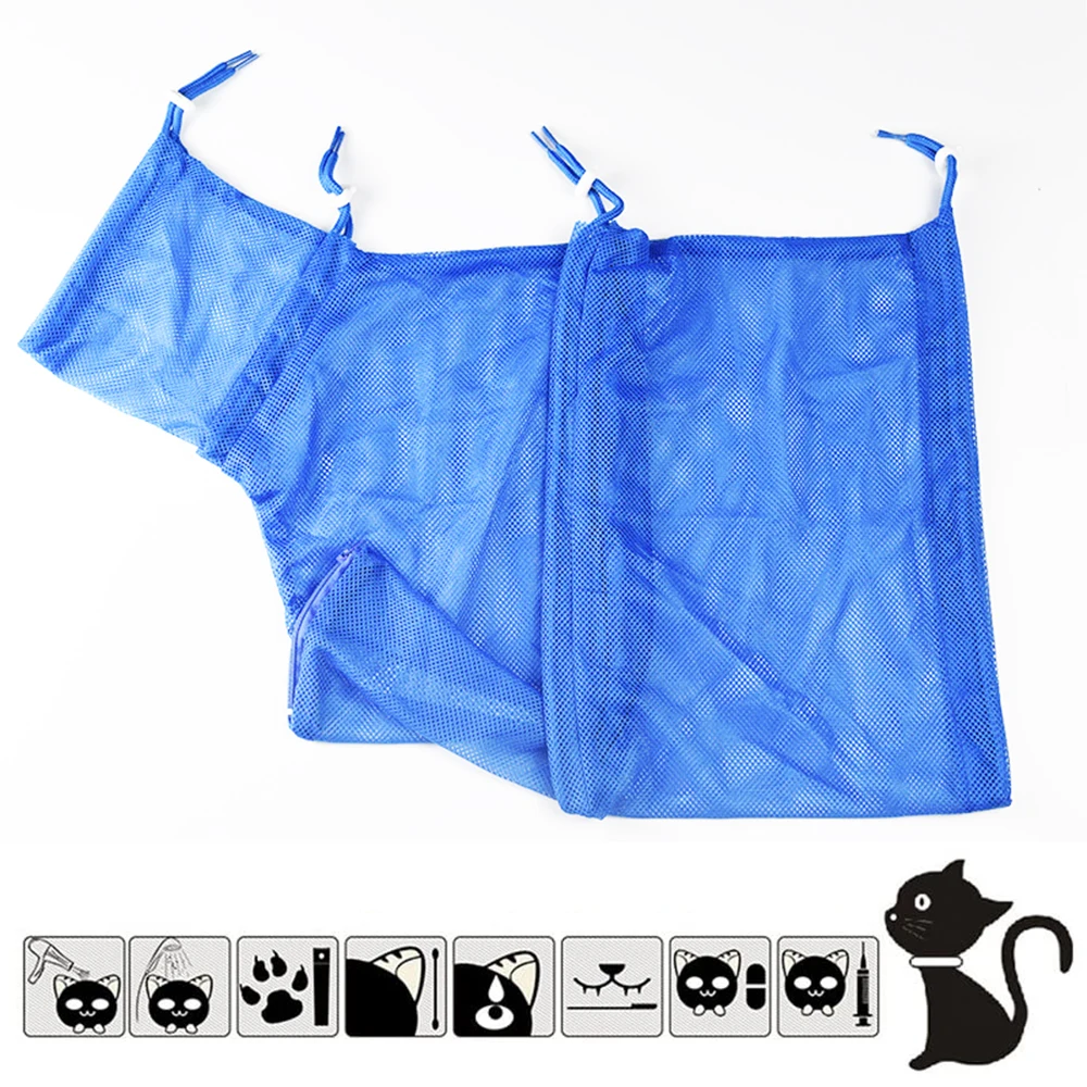 Multifunctional Mesh Cat Grooming Bag Restraint Pet Bath Bag Kitty Shower Net Kitten Cleaning Washing Nail Triming Helpers
Multifunctional Mesh Cat Grooming Bag Restraint Pet Bath Bag Kitty Shower Net Kitten Cleaning Washing Nail Triming Helpers
