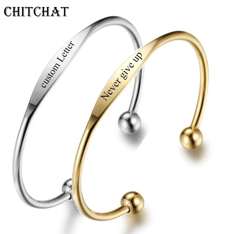 316L Custom Name Female Bracelet Personalized Initial Letter Bracelets C Shape For Party Metal Charm Bracelet Gift
316L Custom Name Female Bracelet Personalized Initial Letter Bracelets C Shape For Party Metal Charm Bracelet Gift