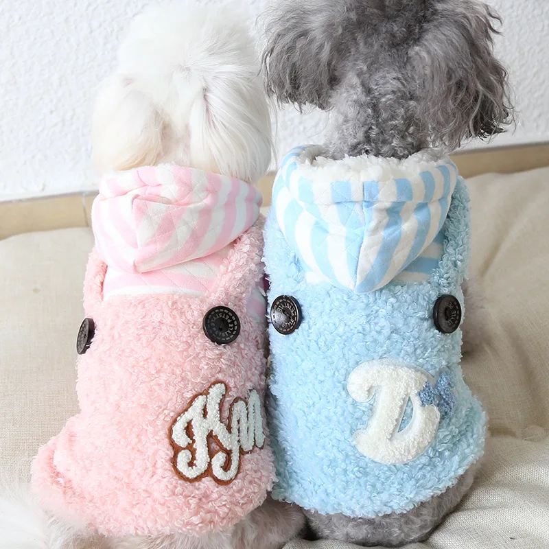 Dog Thick Coats Shirt Striped Letter D Cotton Pet Dog Clothes Winter Warm Clothing For Dogs Cat Yorkie Maltese
Dog Thick Coats Shirt Striped Letter D Cotton Pet Dog Clothes Winter Warm Clothing For Dogs Cat Yorkie Maltese