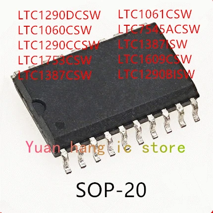 10PCS LTC1290DCSW LTC1060CSW LTC1290CCSW LTC1753CSW LTC1387CSW LTC1061CSW LTC7545ACSW LTC1387ISW LTC1609CSW LTC1290BISW IC
10PCS LTC1290DCSW LTC1060CSW LTC1290CCSW LTC1753CSW LTC1387CSW LTC1061CSW LTC7545ACSW LTC1387ISW LTC1609CSW LTC1290BISW IC